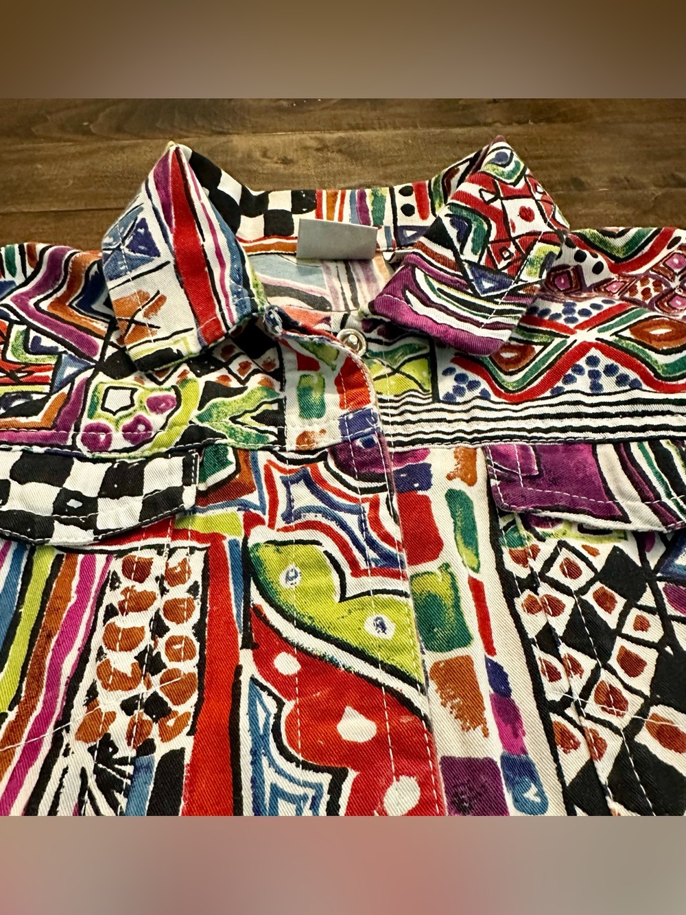 🌟 Chico's Multicolor Layering Jacket - Picture 3 of 8